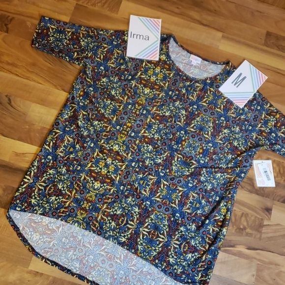 NEW LuLaRoe Kaleidoscope Print Irma - Picture 1 of 8